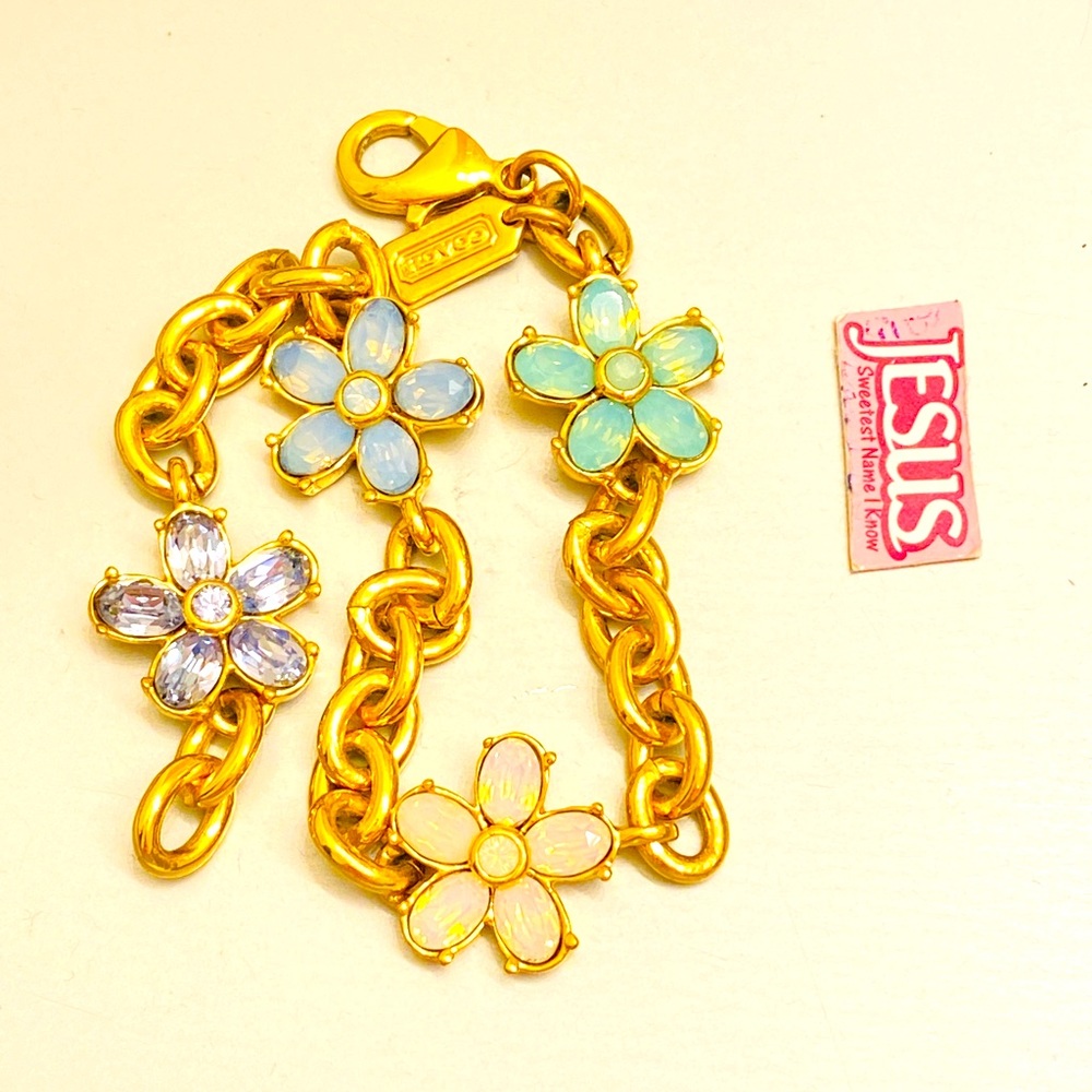 💰SOLD💰Coach flower bracelet - Picture 7 of 13